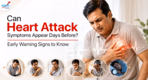 Can heart attack appear day before